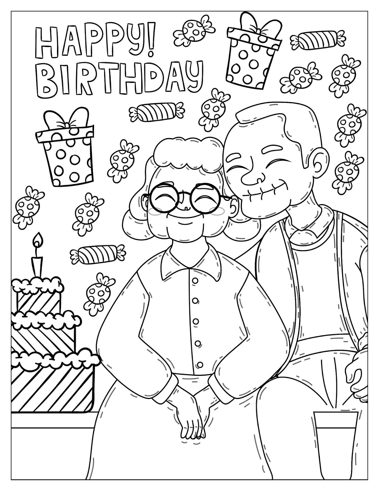 Diamond 60th Birthday Coloring Pages 