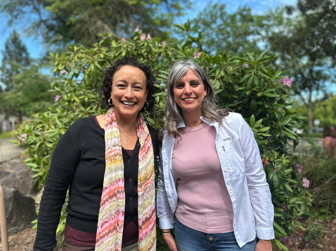 Dean of Herbal Medicine Judith Thompson and Dean of Aromatherapy Amanda Lattin