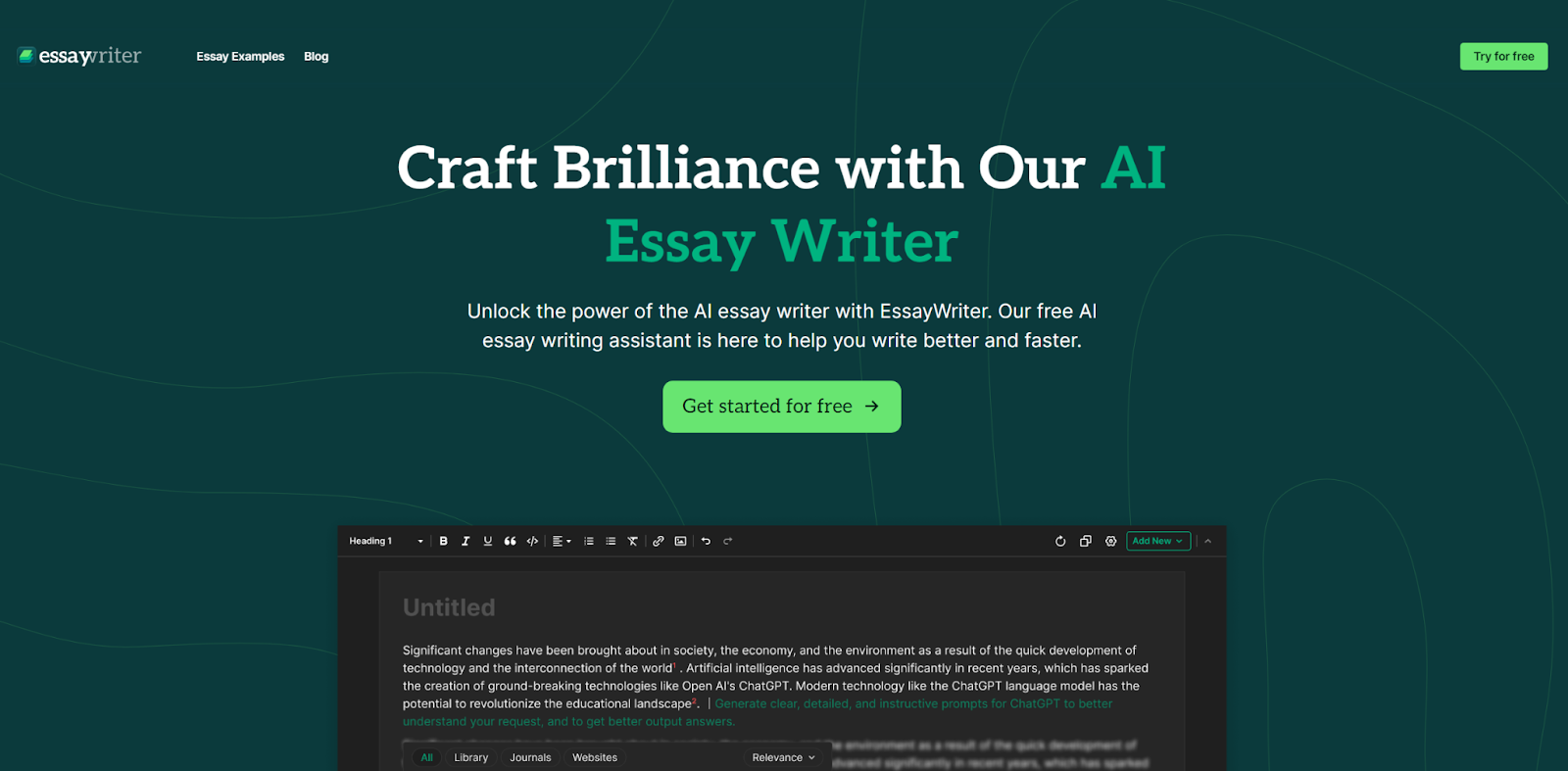 introduction of Essay Writer