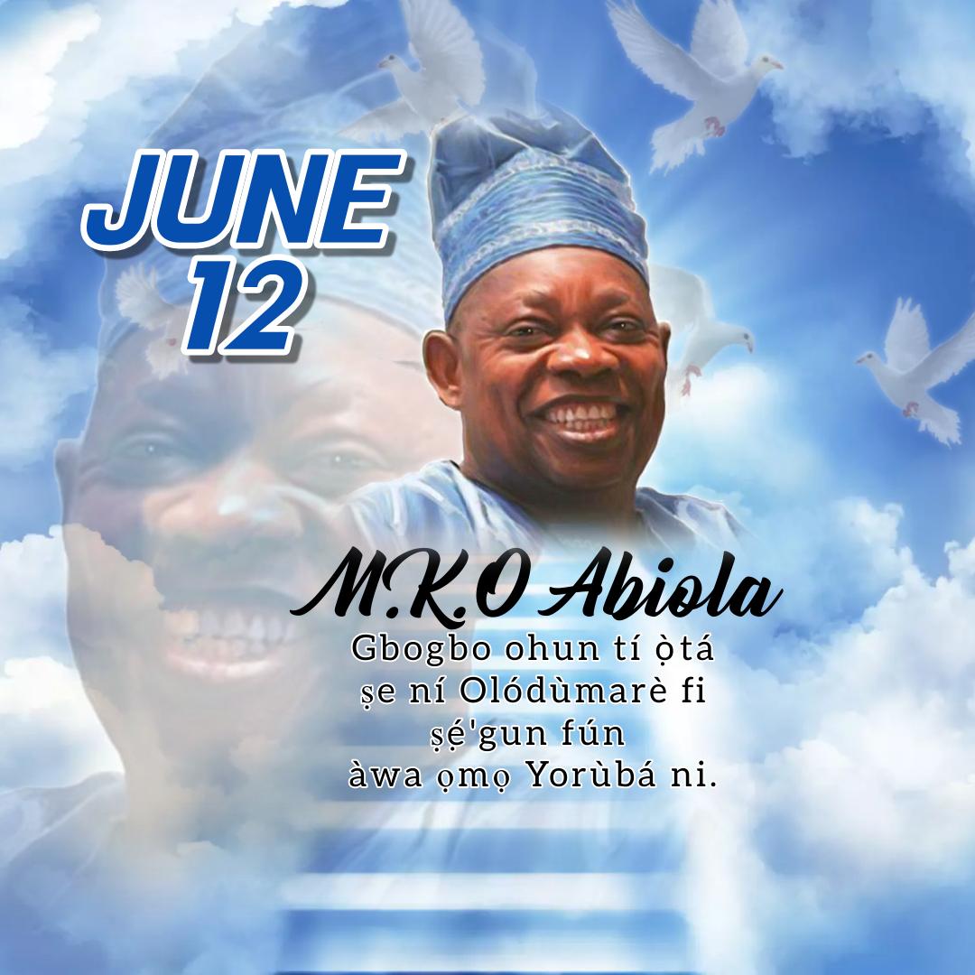 June 12 remember MKO Abiola | Chief Mrs. Modupeola Onitiri-Abiola