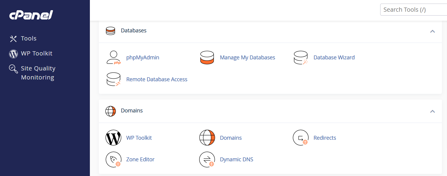 Redirects location in cPanel