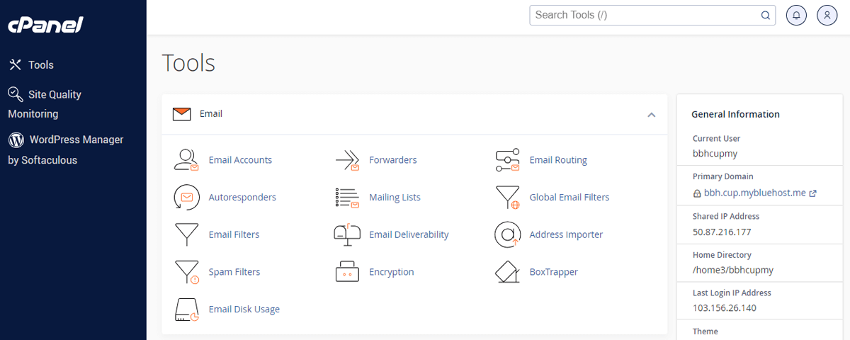 cPanel Tools