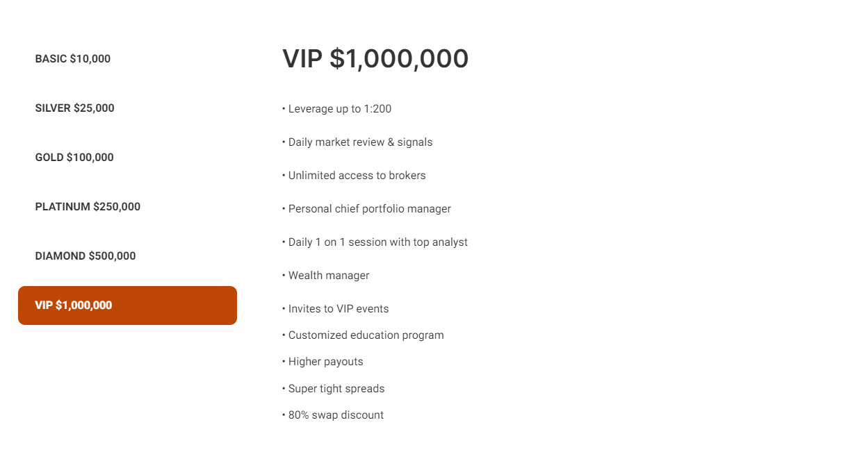 Apsocial Finance account types