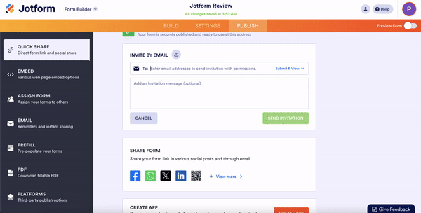 Jotform-form-publishing