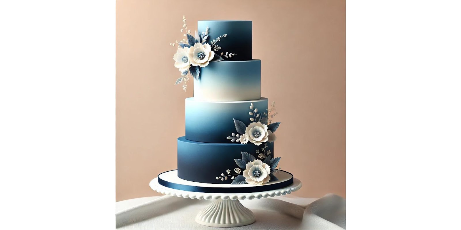 Blue Ombre Wedding Cake: A Guide to Creating a Trending Design that's Both Classy and Eye-Catching