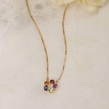 Prismatic Glow 14 Kt Gold & Gemstone Necklace