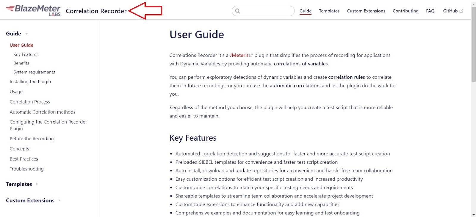 Correlation Recorder 2.5 Features Screenshot