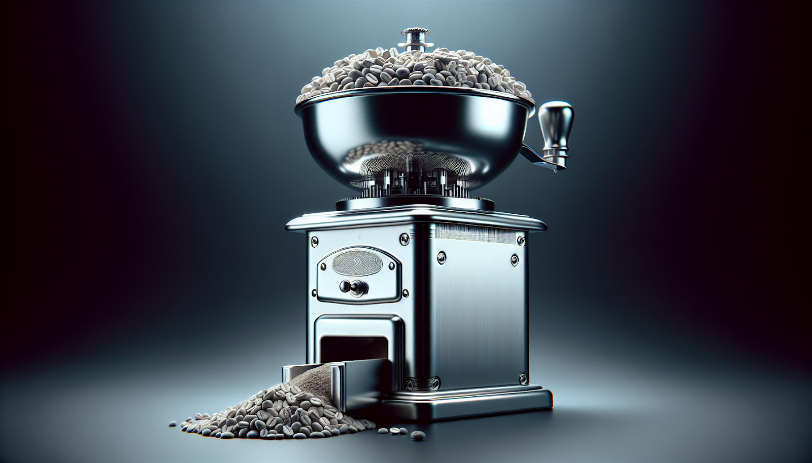 A commercial-grade coffee grinder