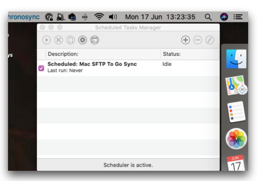 how to schedule local mac to remote sftp sync remote ftp sync