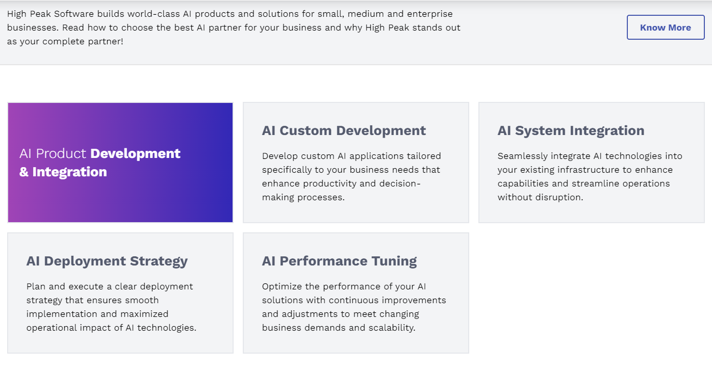 AI development company