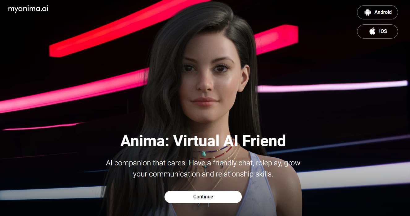 Anima - AI Roleplay Friend & Companion App