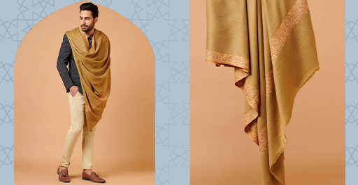 Premium Men's Pashmina Shawls by Ahujasons