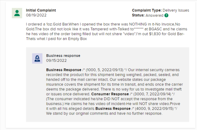 BGASC complaint 2