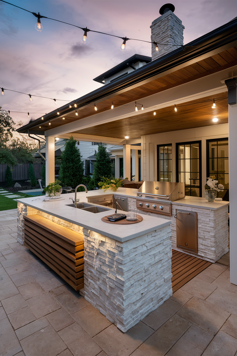 Outdoor Kitchen Island