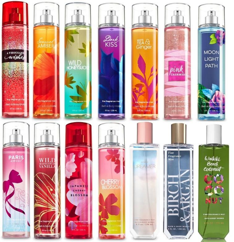 Bath & Body Works Fine Fragrance Mist 8 fl oz / 236 ml Pick Your Favorite  Scent!