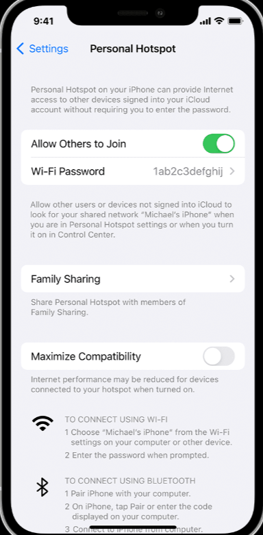 Activate Holafly Hotspot on an iPhone 