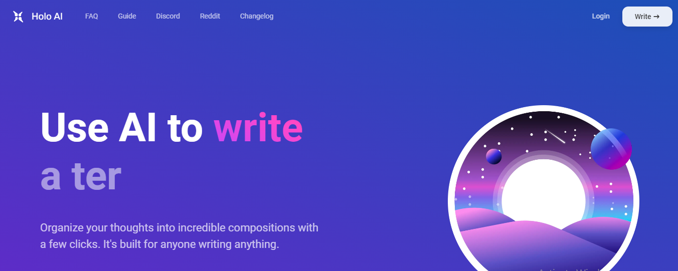 Use AI to write an amazing stories