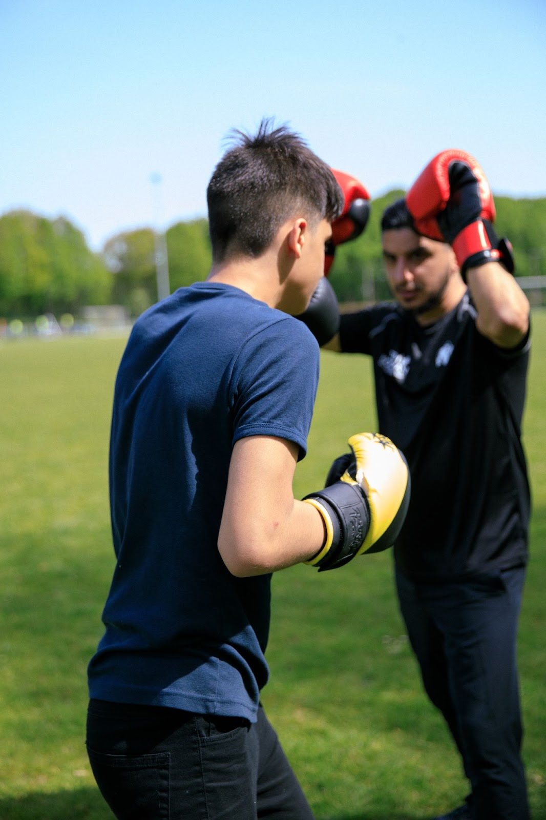 Kickboxing workshop at our Rolling Aid Event in Rekken