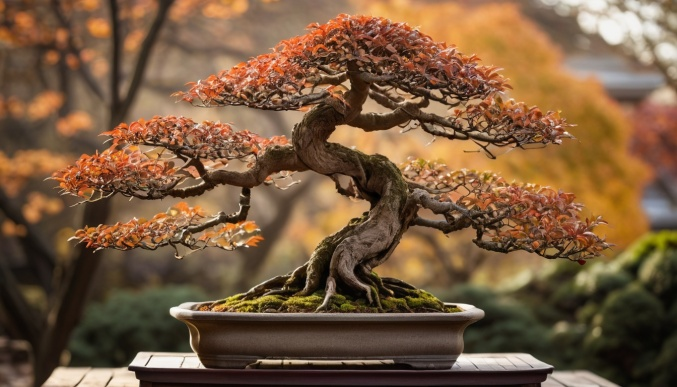 Bonsai de Árvores de Folhas Caducas