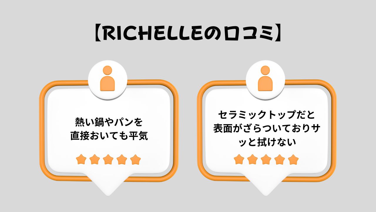 RICHELLEの口コミ