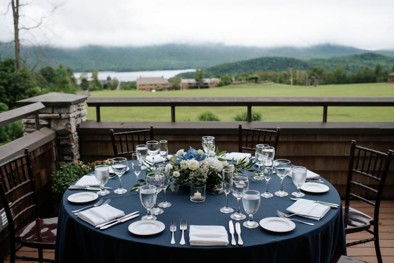 outdoor dinner table