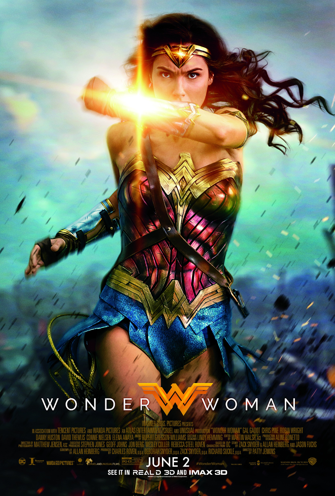 Wonder Woman- action adventure fantasy movie