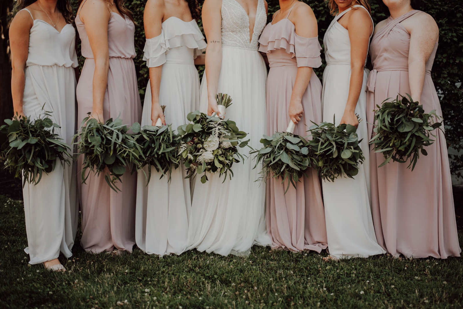 how to wear bridesmaid dress