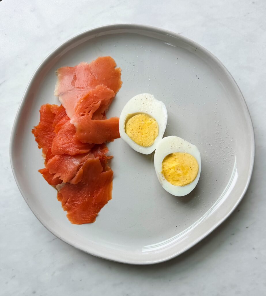 Smoked Salmon and Egg