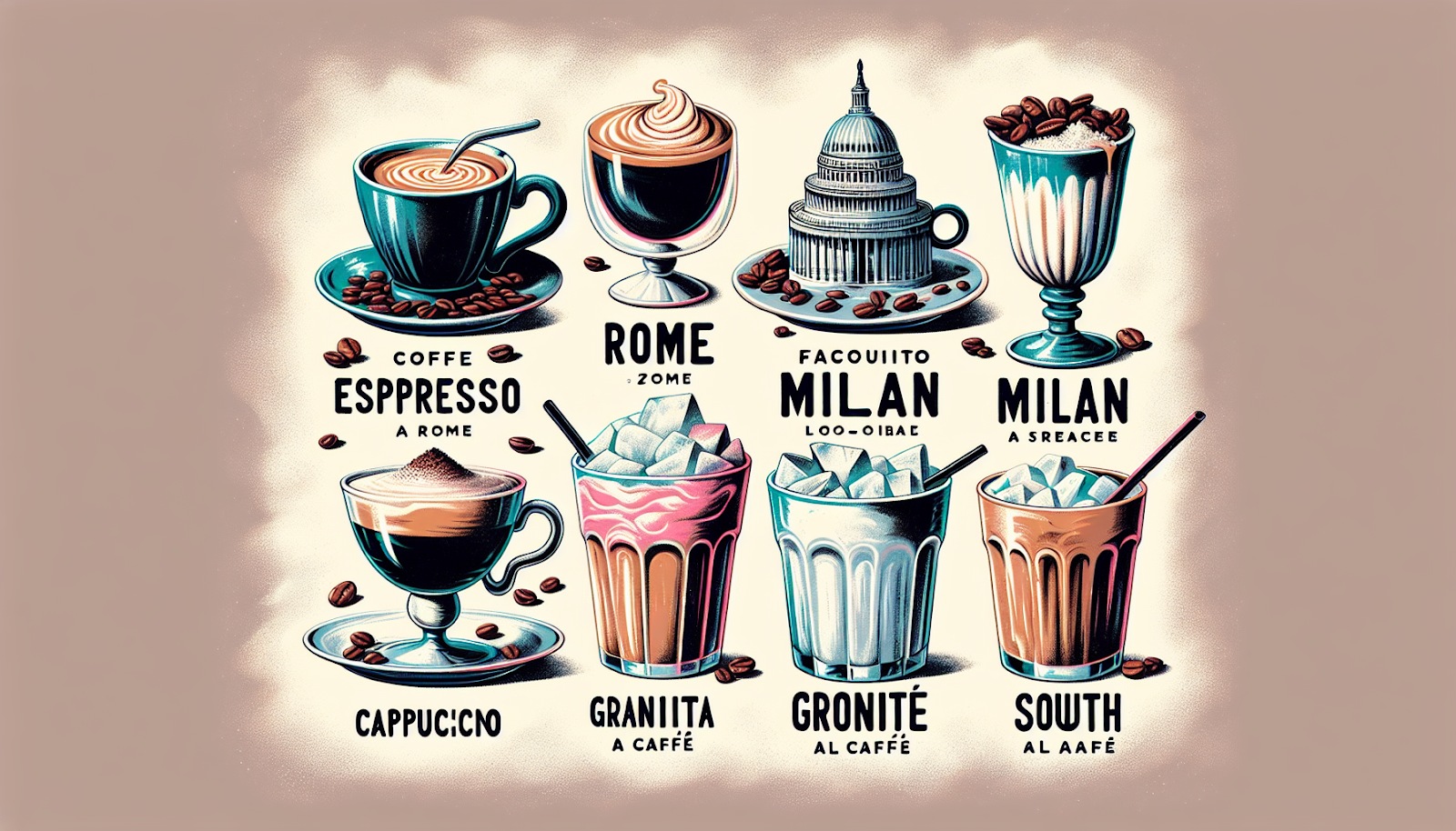 Regional Italian coffee specialties