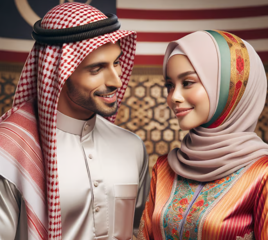 Stylish Islamic Couple DP
