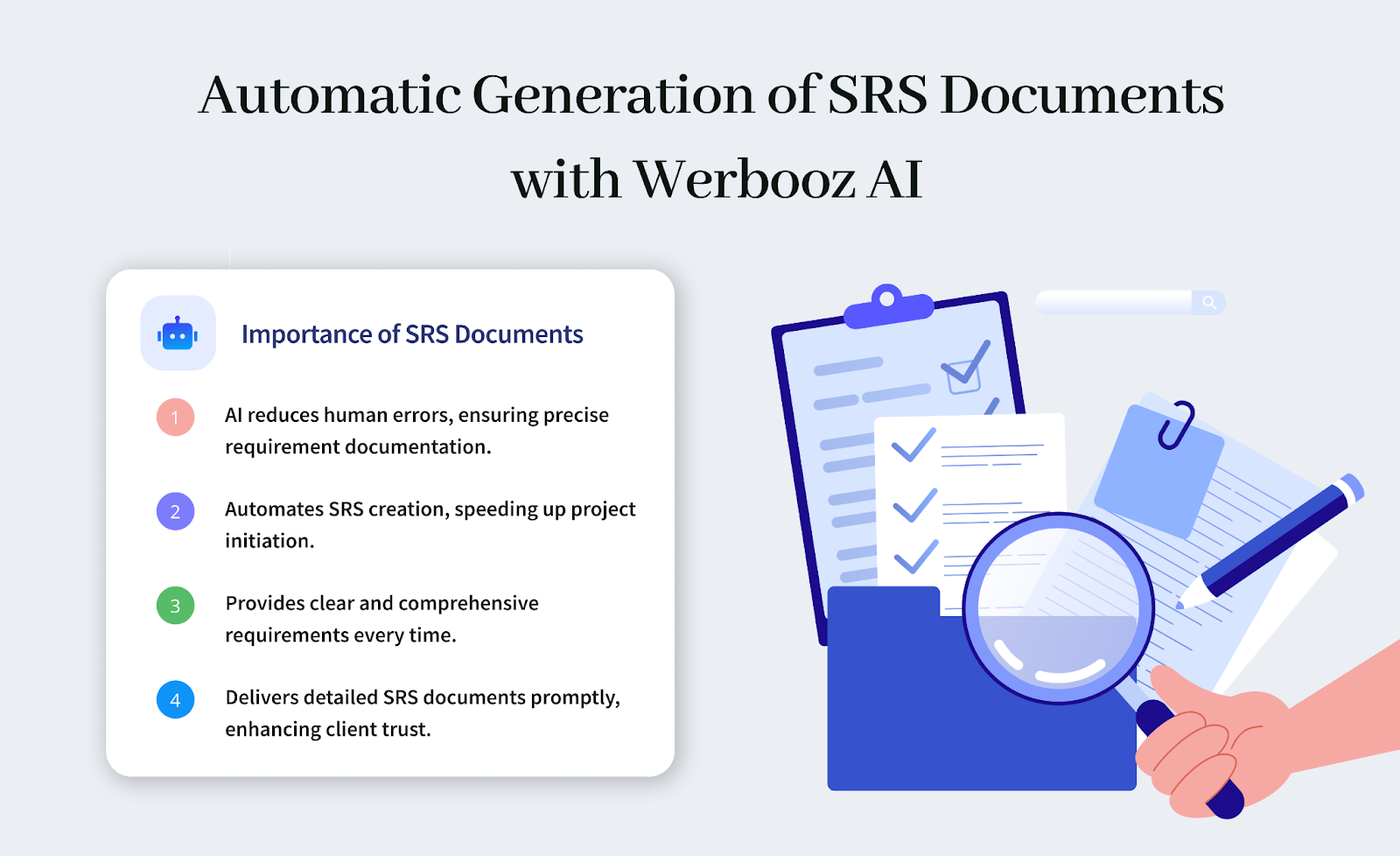 Automatic Generation Of SRS Documents With Werbooz AI