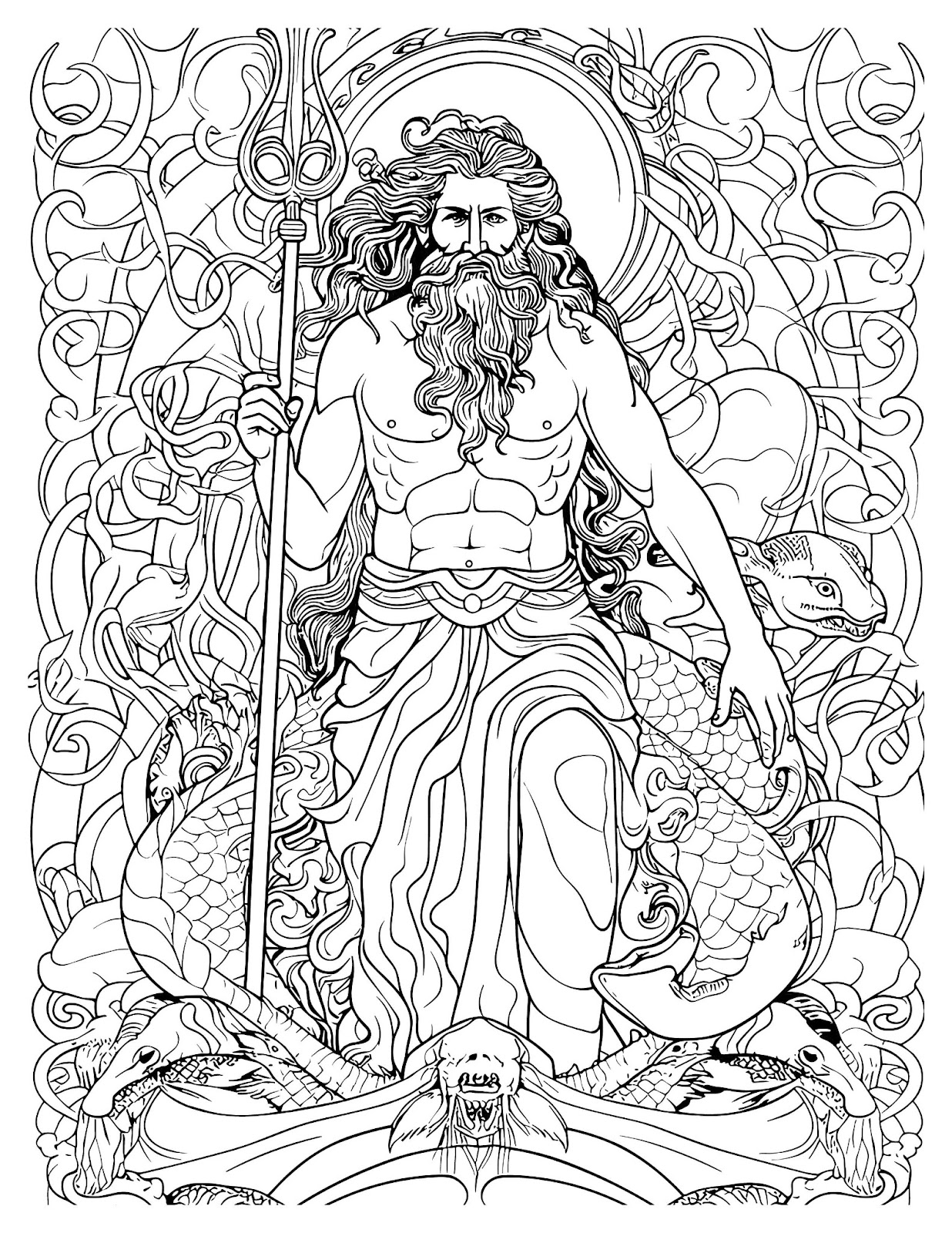 Mythology Coloring Pages