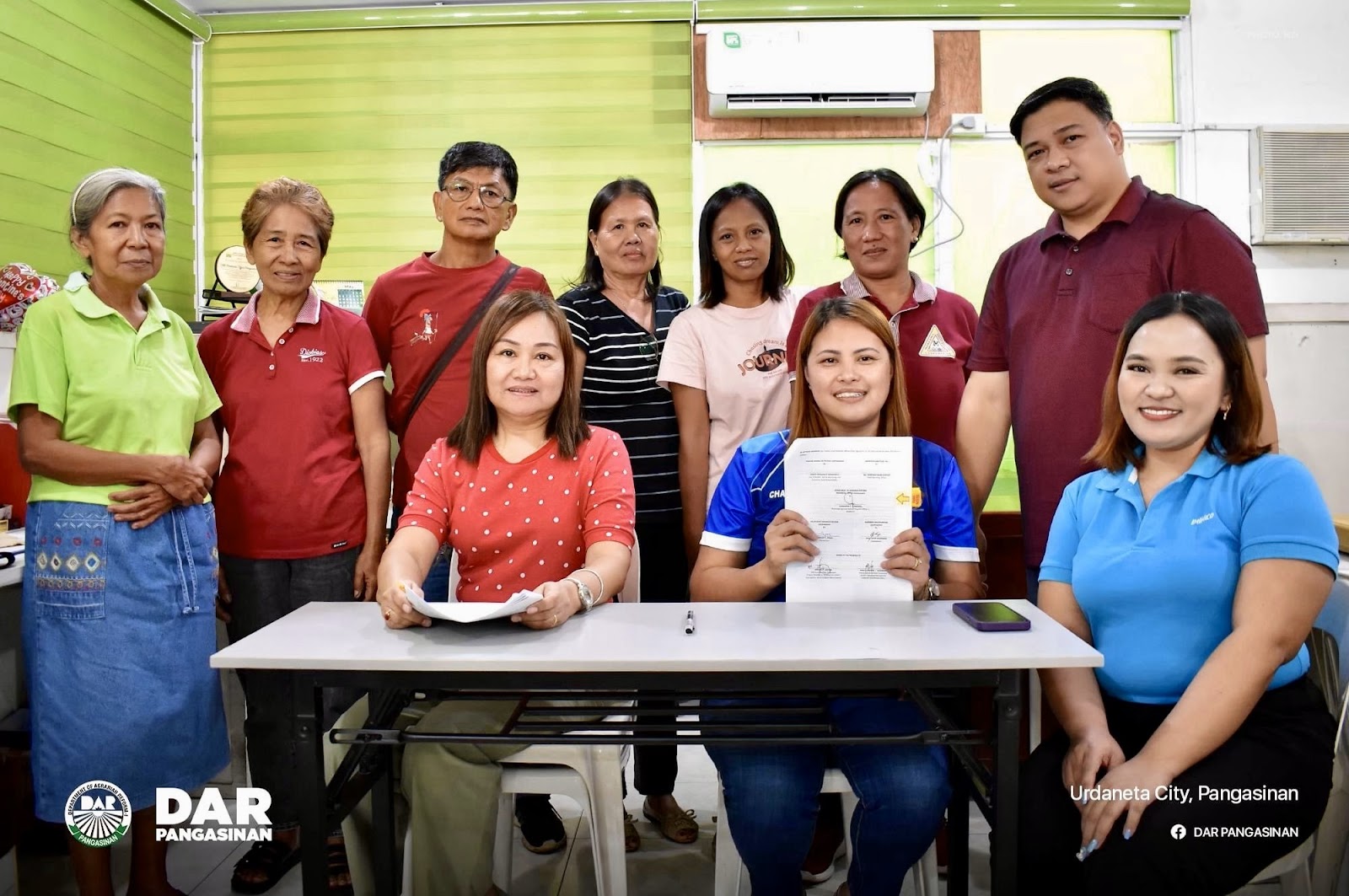 Partners at Pilmico and Aboitiz foundation with Department of Agrarian Reform team