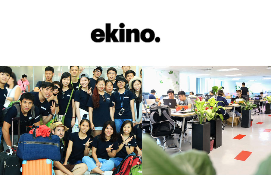 Ekino specializing in the Conception, Design, Development, and Maintenance of digital solutions
