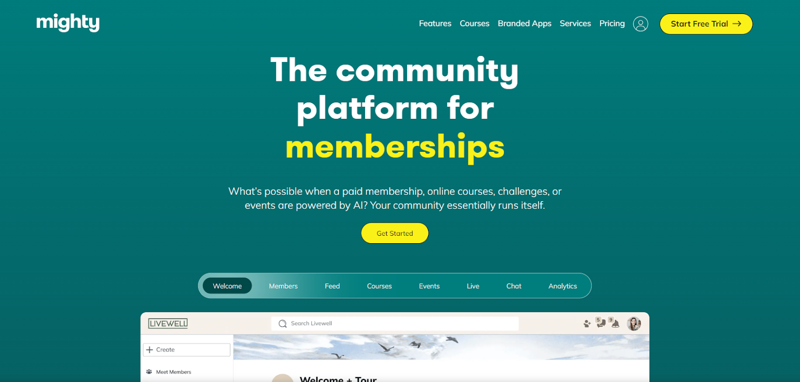 Mighty Networks: The community platform for memberships.