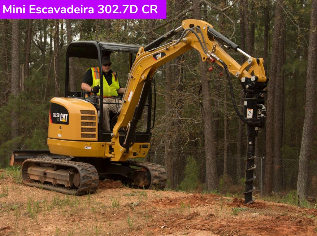 Catálogo Mini Escavadeira 302.7D CR Caterpillar