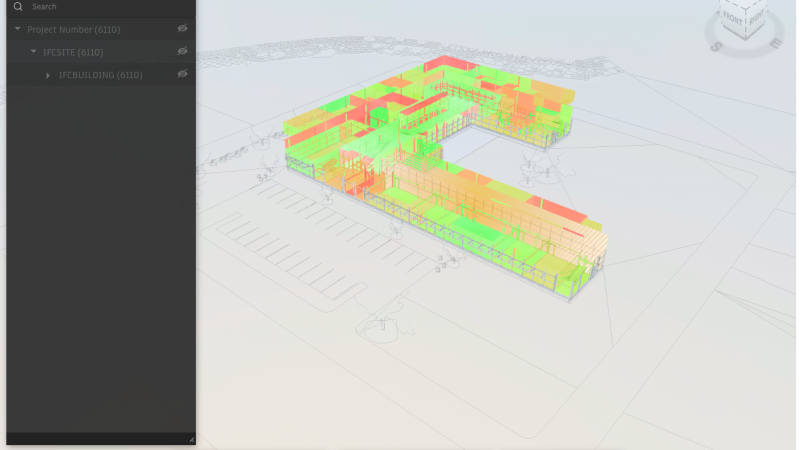 BIM software for data visualisation