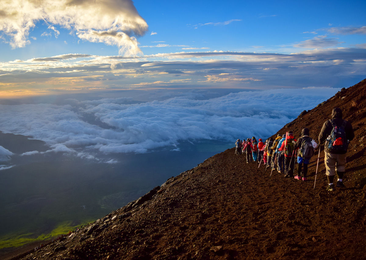 Hiking Mount Fuji