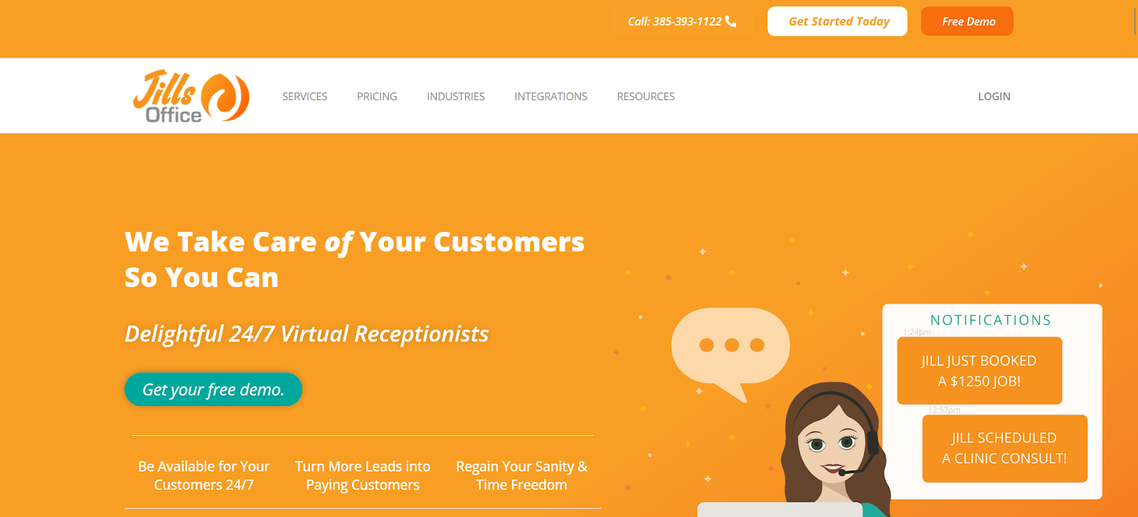 Jill’s Office - Virtual Receptionist Companies