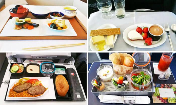 Fly in Famous Airlines for in flight tempting meals