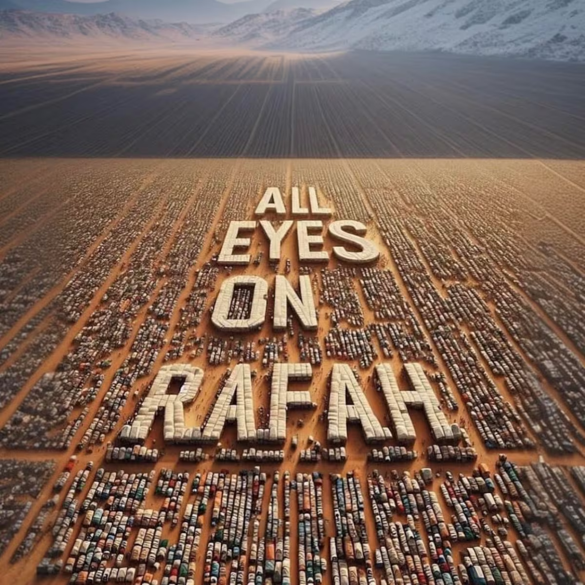 Rafah,viral,AI-generated image,digital activism,humanitarian crises,awareness
