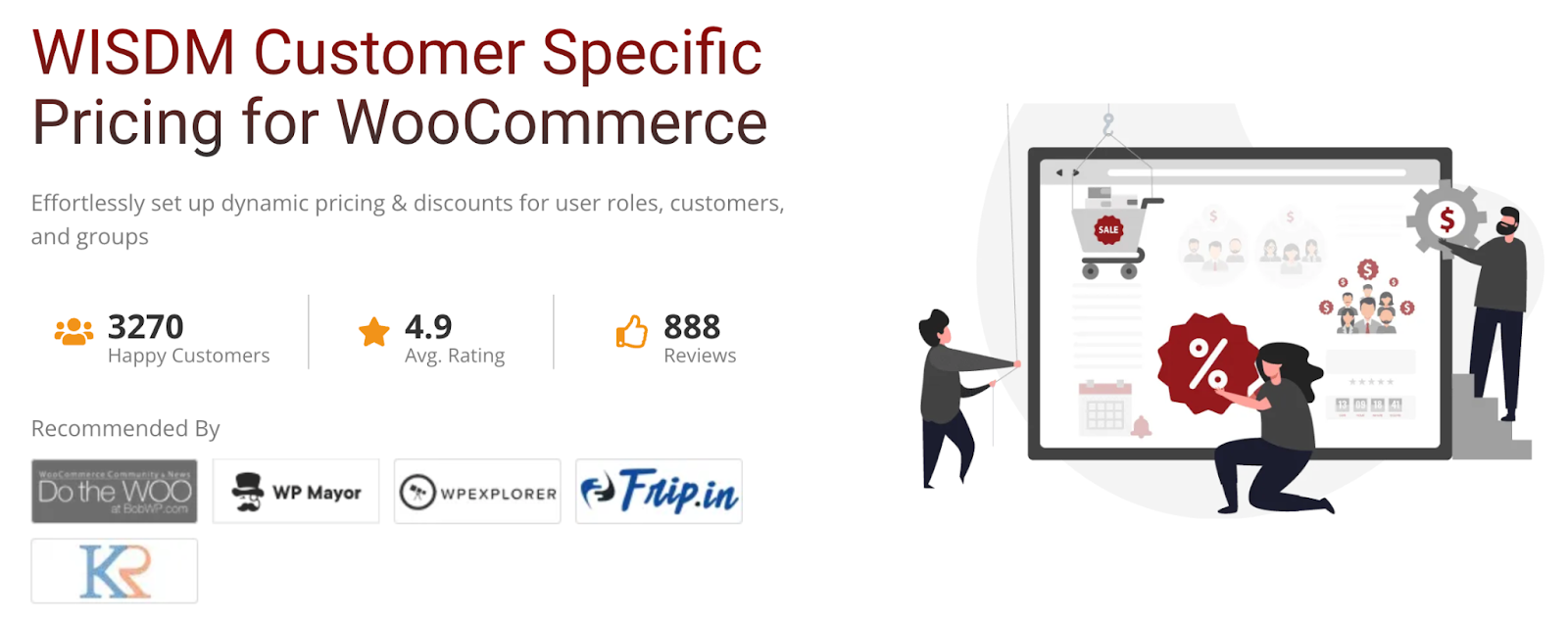 WISDM Customer Specific Pricing for WooCommerce Plugin 