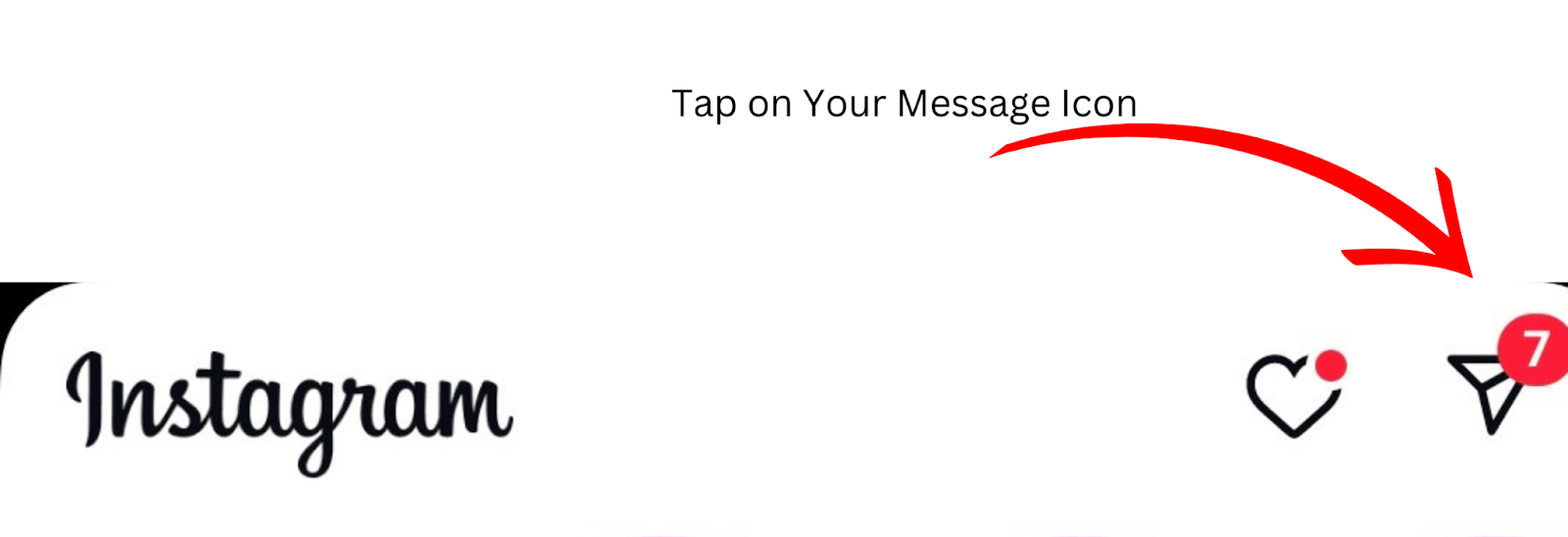 Tap on the Message Icon 