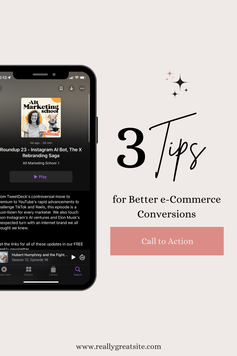 podcast marketing strategy with your pinterest pins