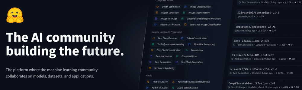 Hugging Face – Model hosting, fine-tuning, deployment of open-source AI models