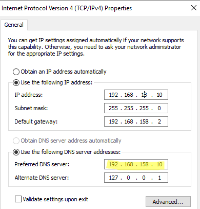 domain controller change ip address