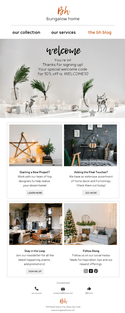 Home Decor Newsletter