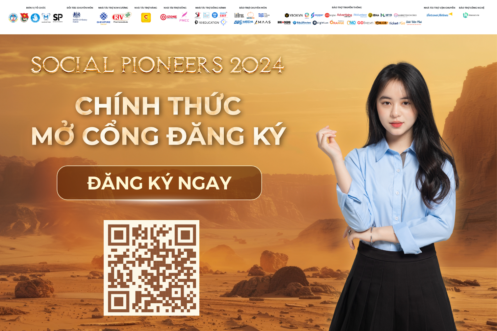 CUỘC THI MARKETING XÃ HỘI SOCIAL PIONEERS 2024 MỞ ĐƠN ĐĂNG KÝ CHO HỌC SINH, SINH VIÊN TOÀN QUỐC