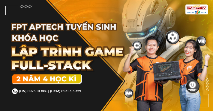 Học lập trình game tại FPT Aptech học viên sẽ được học những gì?