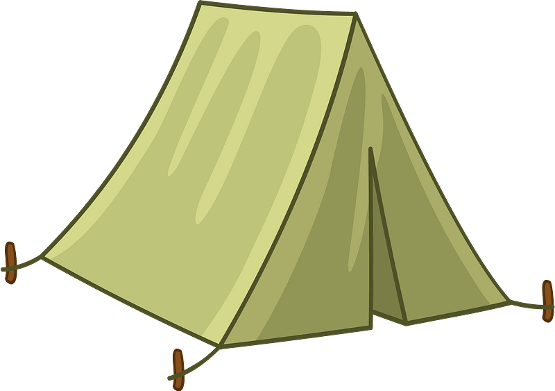 Camping tent clipart. Free download transparent .PNG | Creazilla